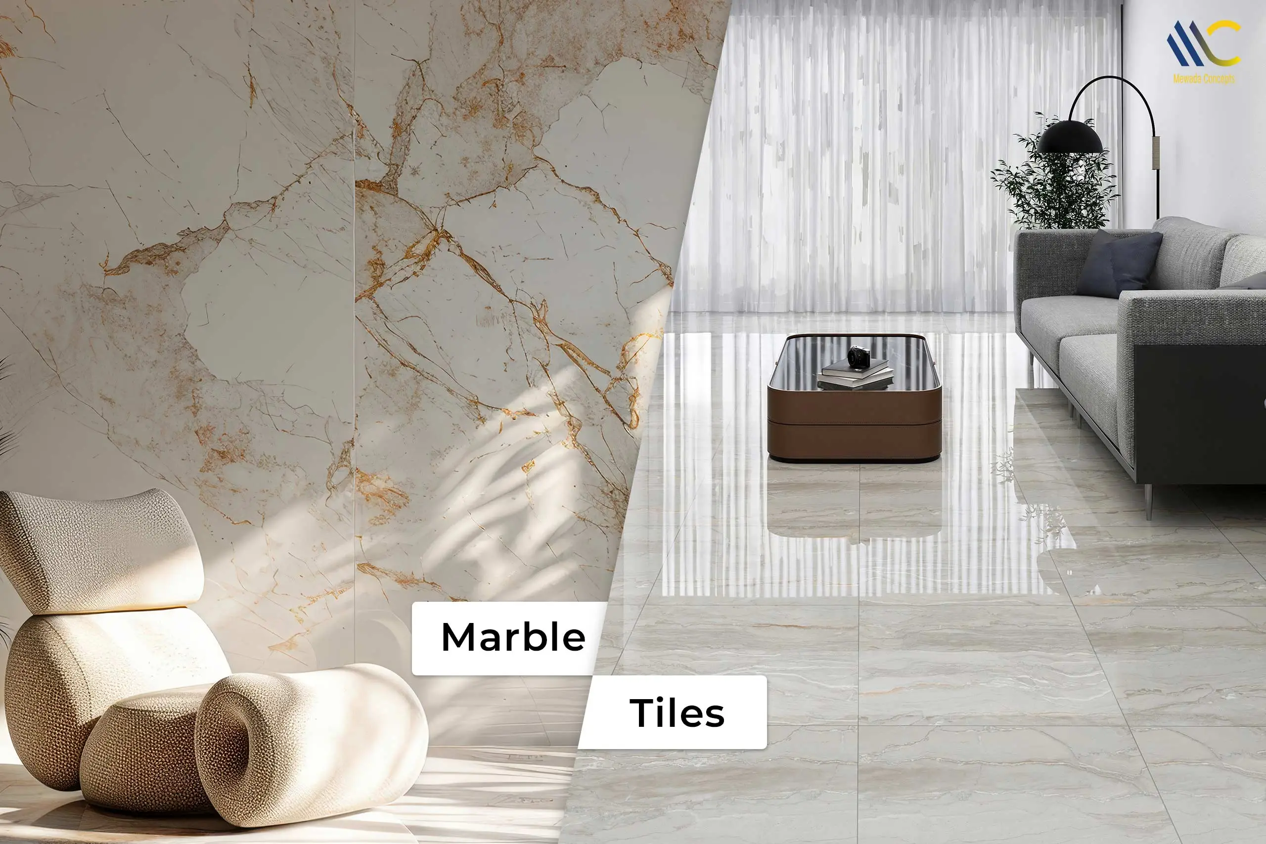 Choosing Between Marble and Tiles