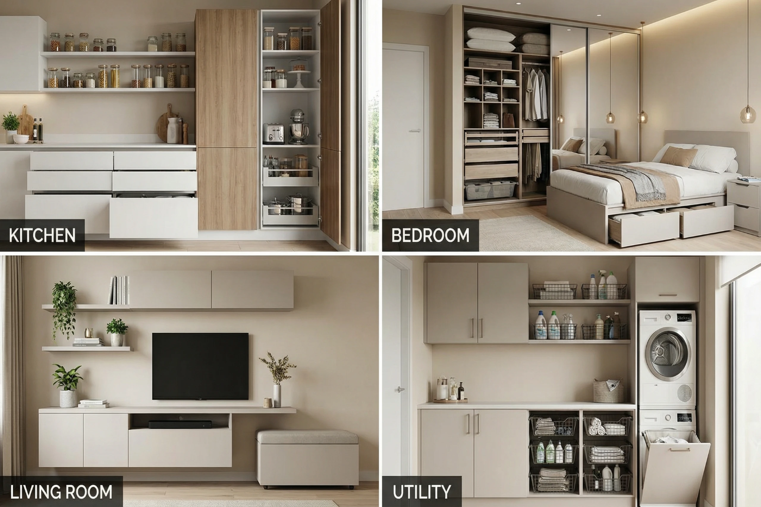 Smart Storage Ideas for Different Areas of the Home