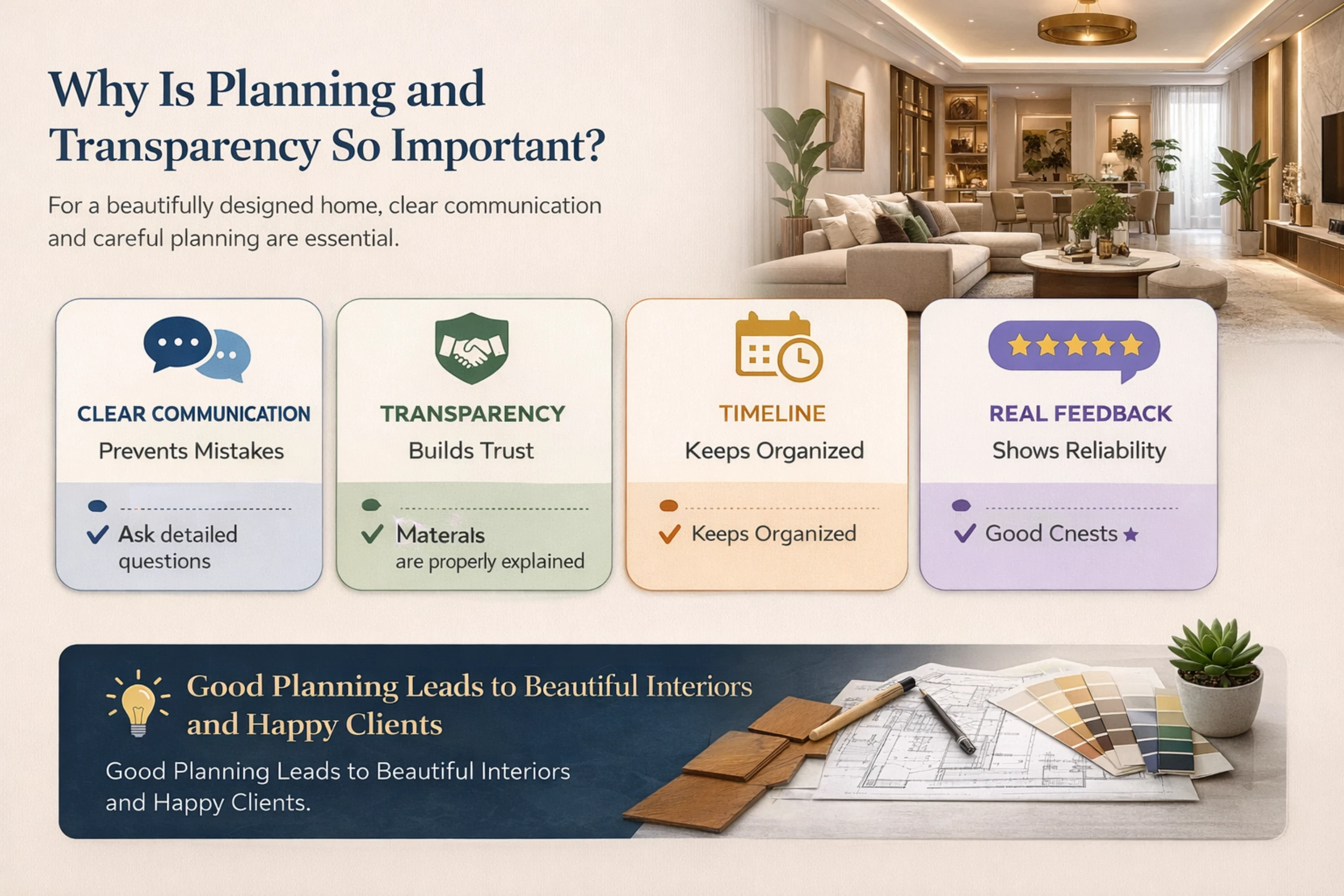 Planning and Transparency So Important