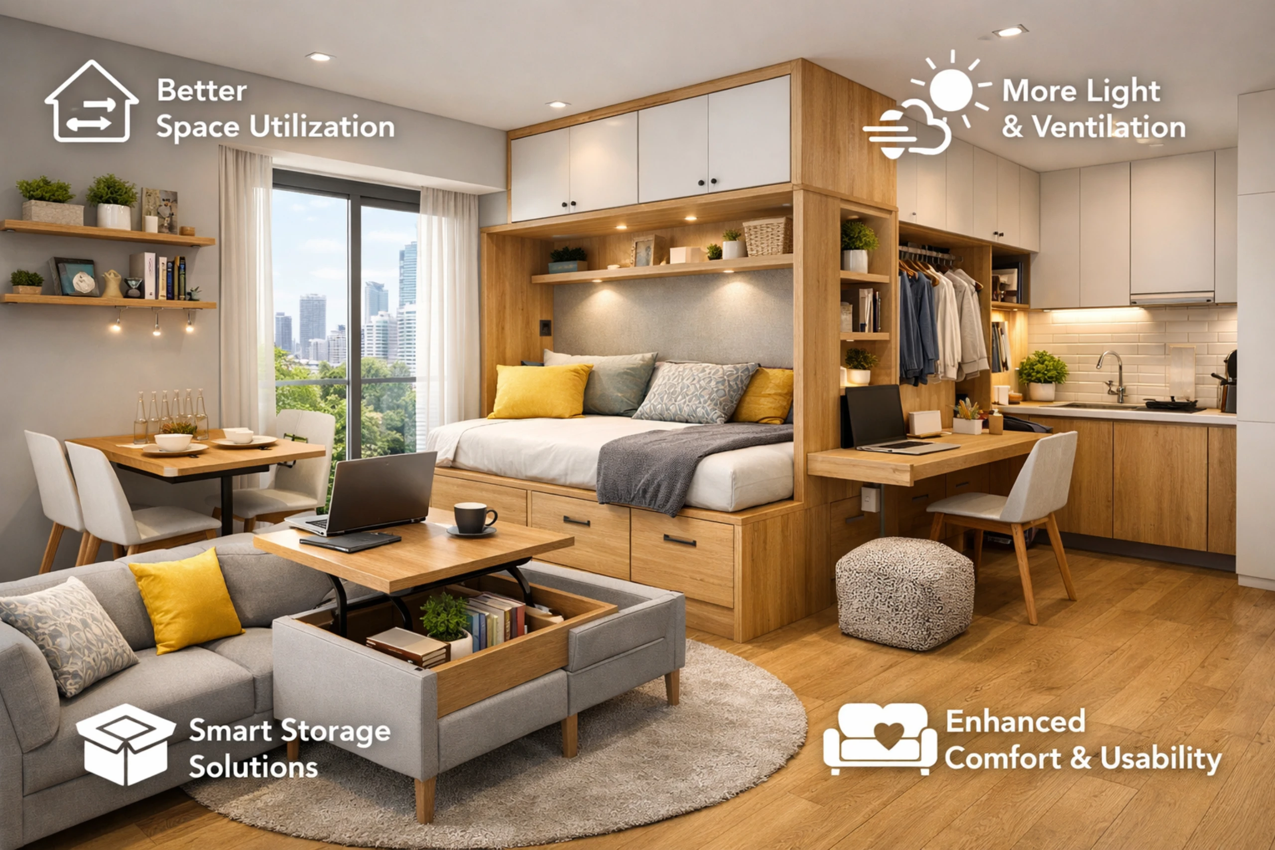 Smart Interior Design Important for Small Apartments
