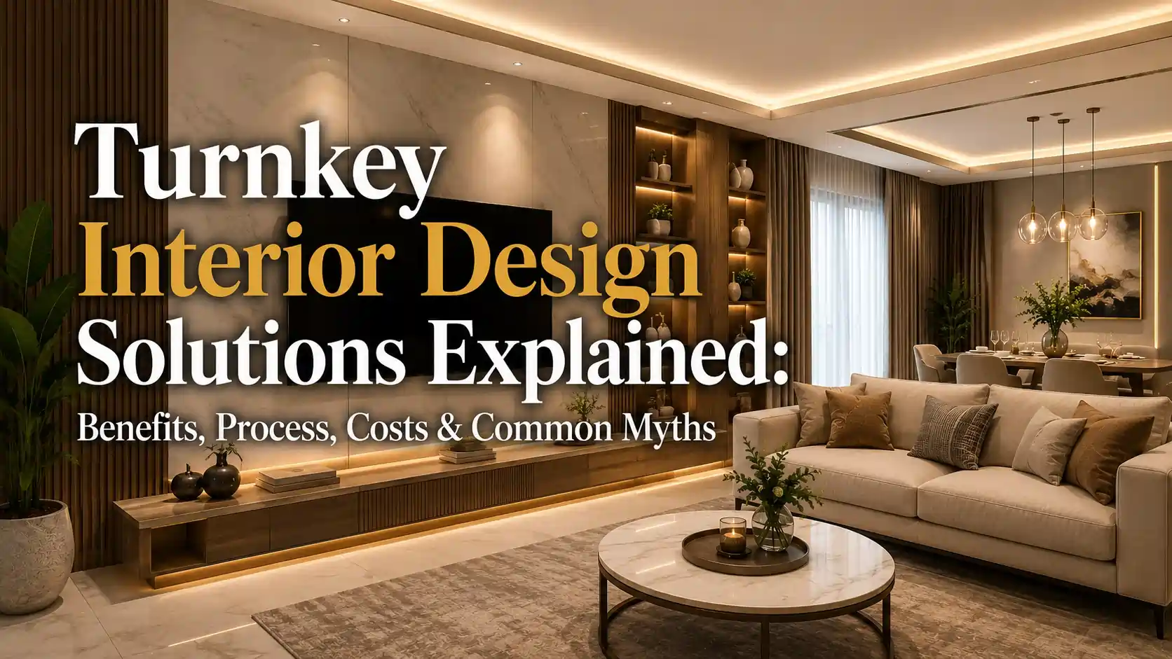 Turnkey Interior Design Solutions Explained: Benefits, Process, Costs & Common Myths