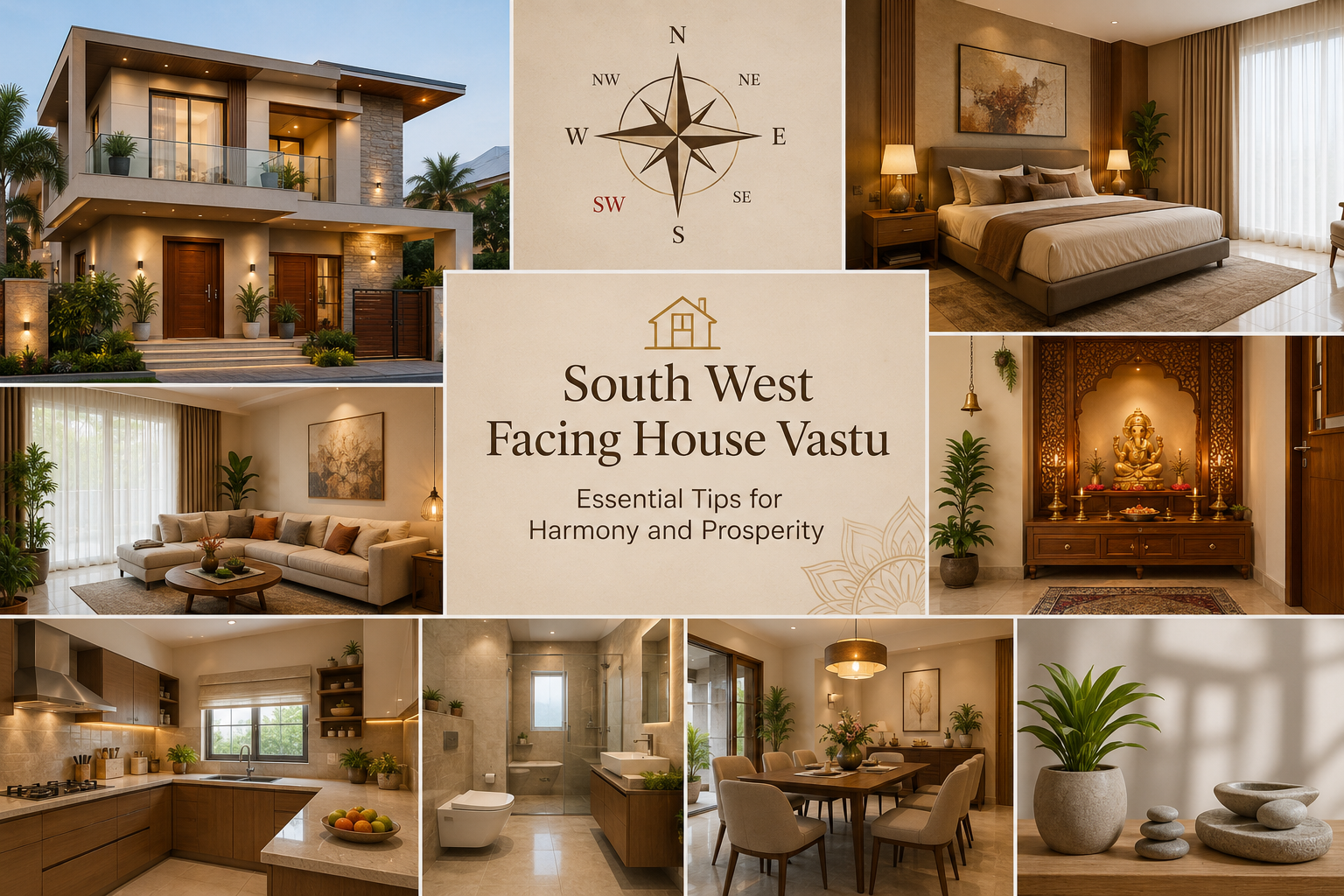 South West Facing House Vastu